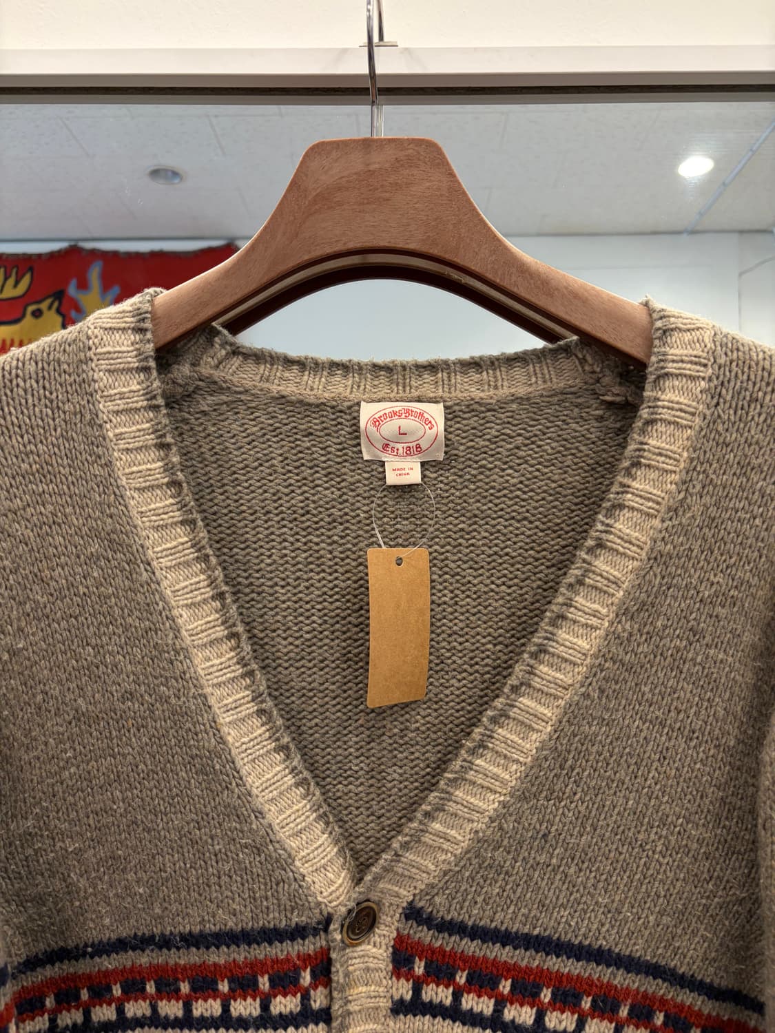 Brooks Brothers 브룩스 브라더스 울 캐시미어 가디건 상품이미지3