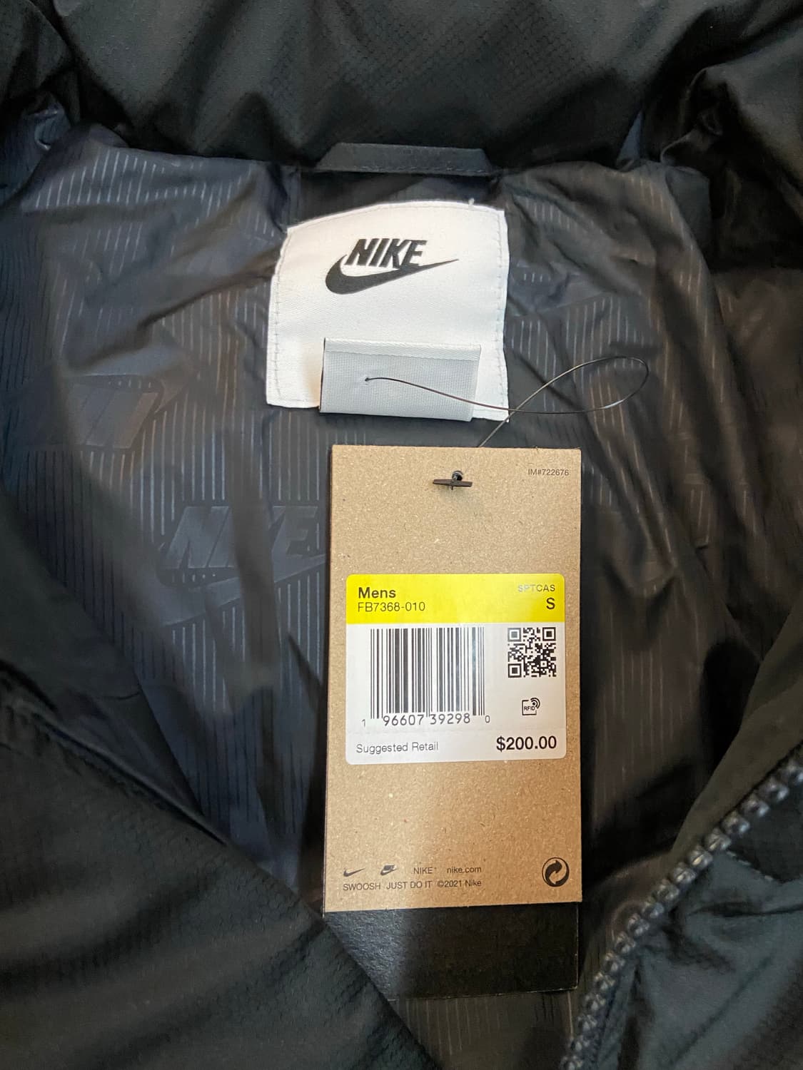 나이키 스포츠웨어 클럽 패딩자켓 S 상품이미지3