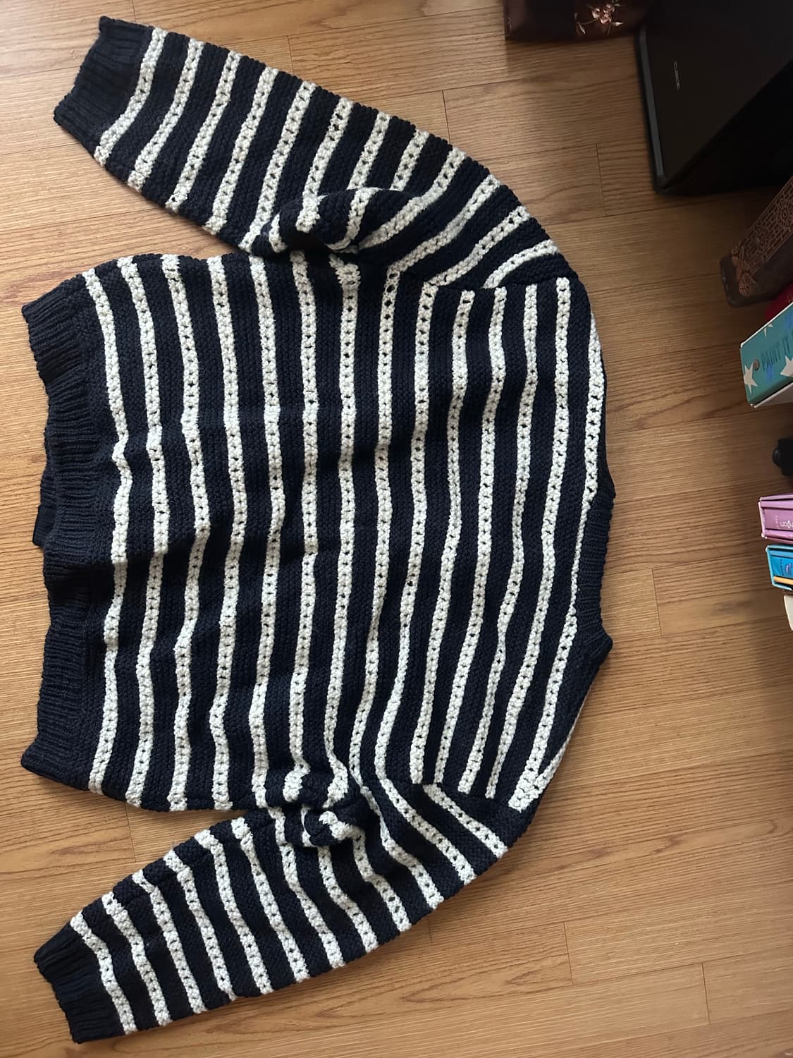 Stu 스트라이프 가디건 L 상품이미지3