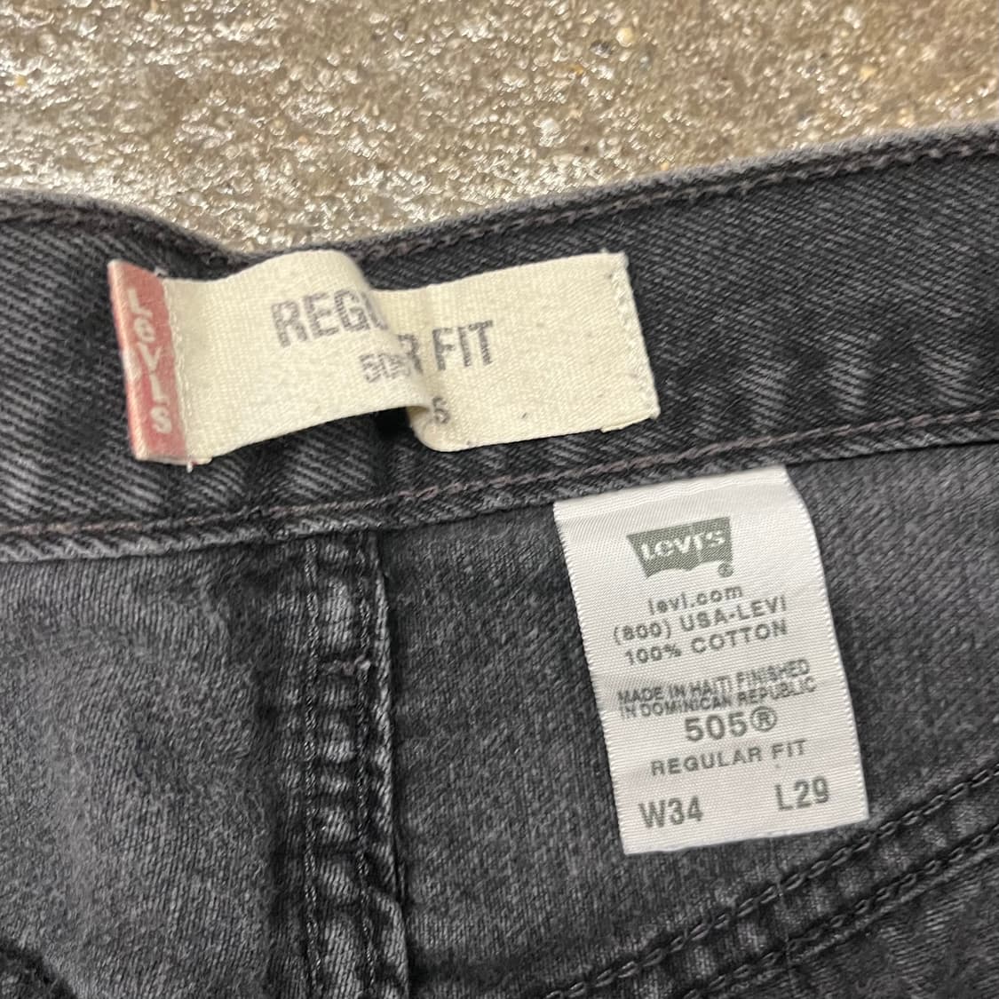 00s 리바이스505 블랙진 (33“) 상품이미지5