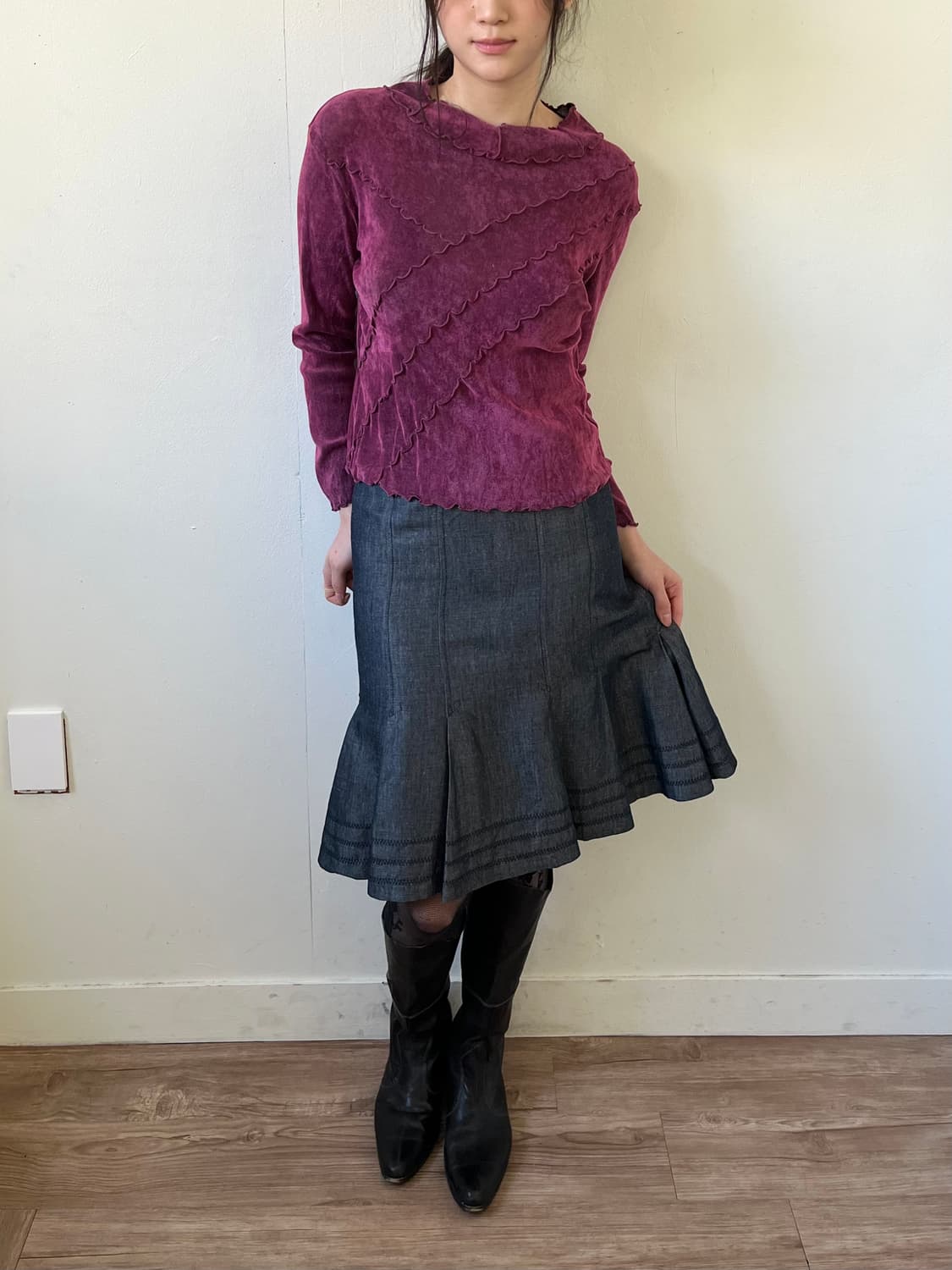 CHADORIAN 멀티 패턴 터틀넥 상품이미지5