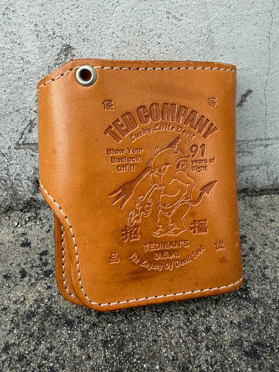 테드컴퍼니 가죽 반지갑 상품이미지1