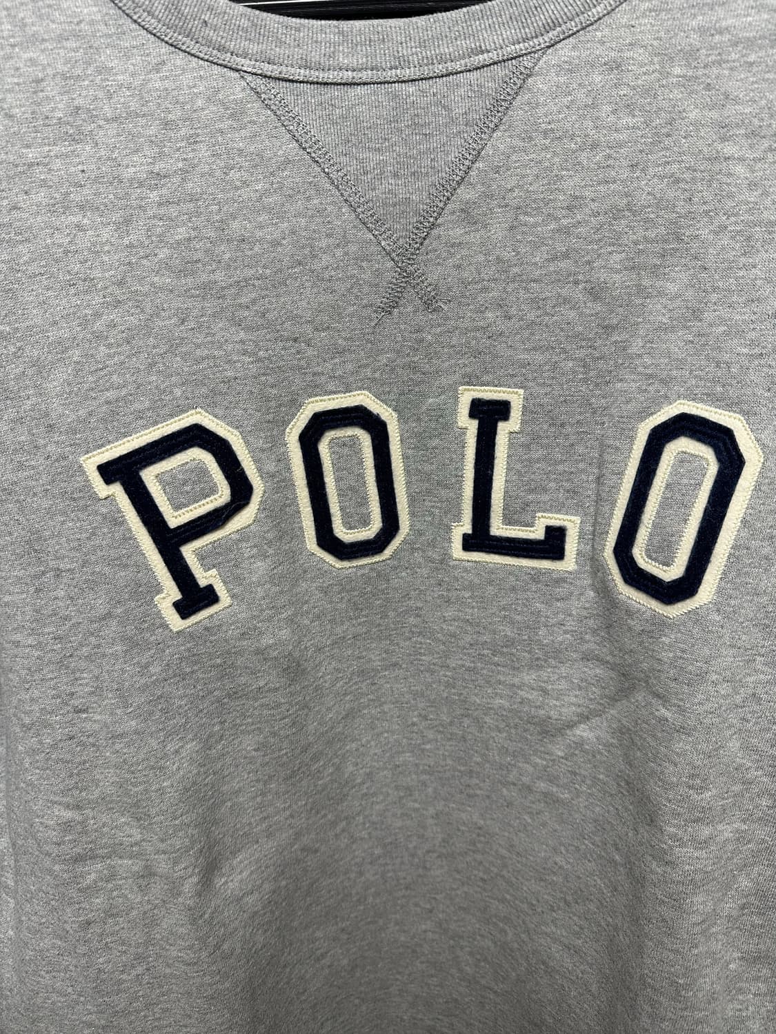 no.115 폴로 랄프로렌 빈티지패치로고맨투맨 xxl 새상품 상품이미지1