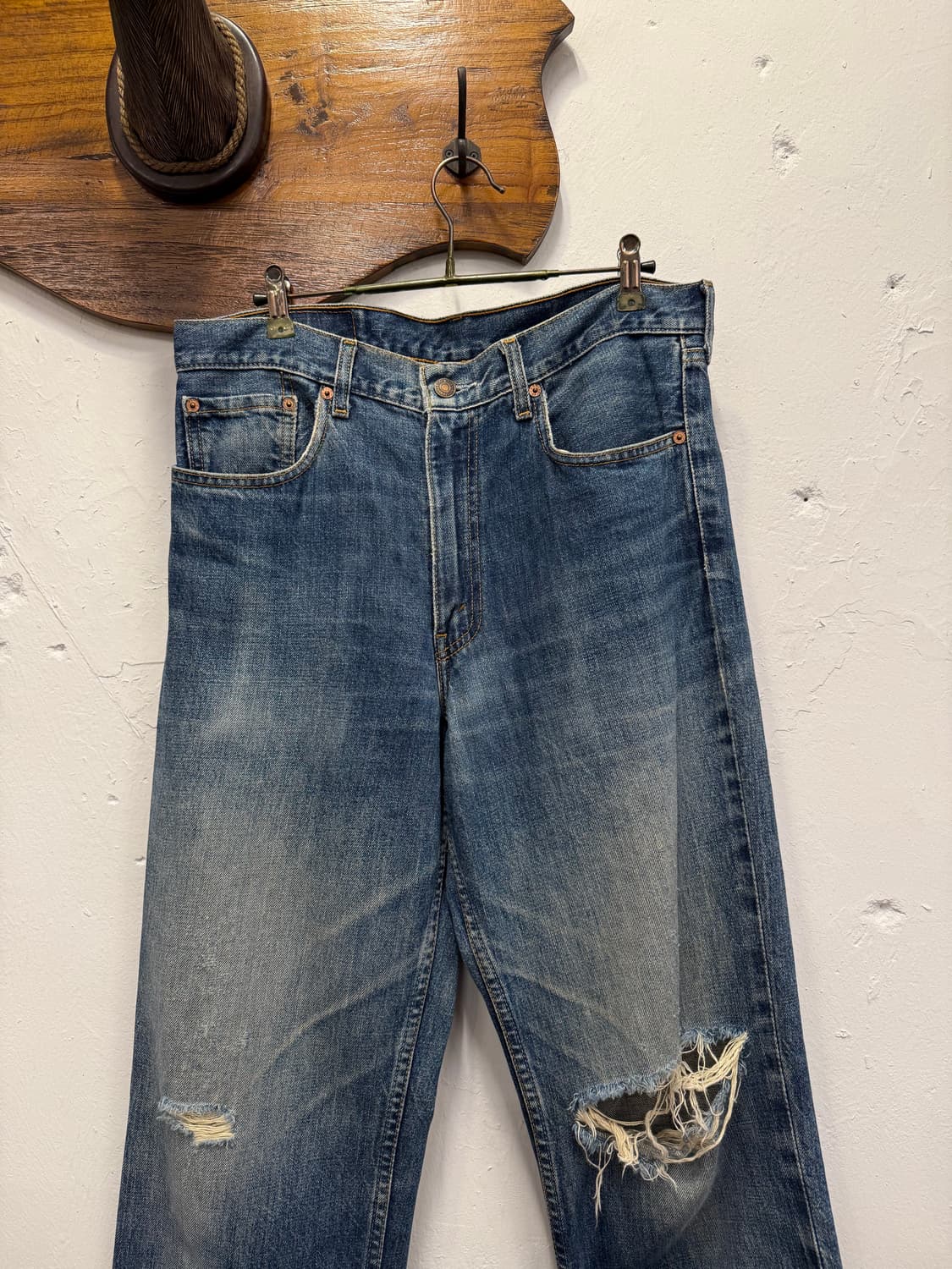 33inch) Levi’s 리바이스 508 Distressed Jeans 상품이미지6