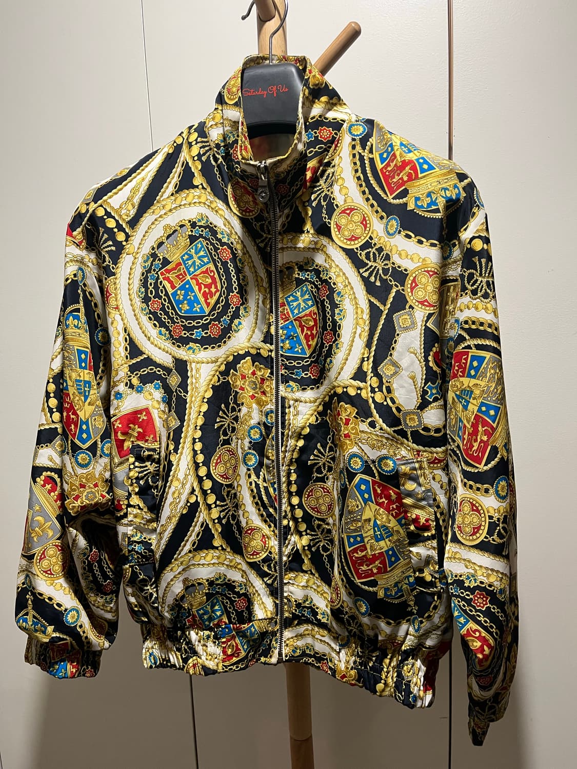 90s 일본 빈티지 바로크 패턴 자켓 상품이미지1