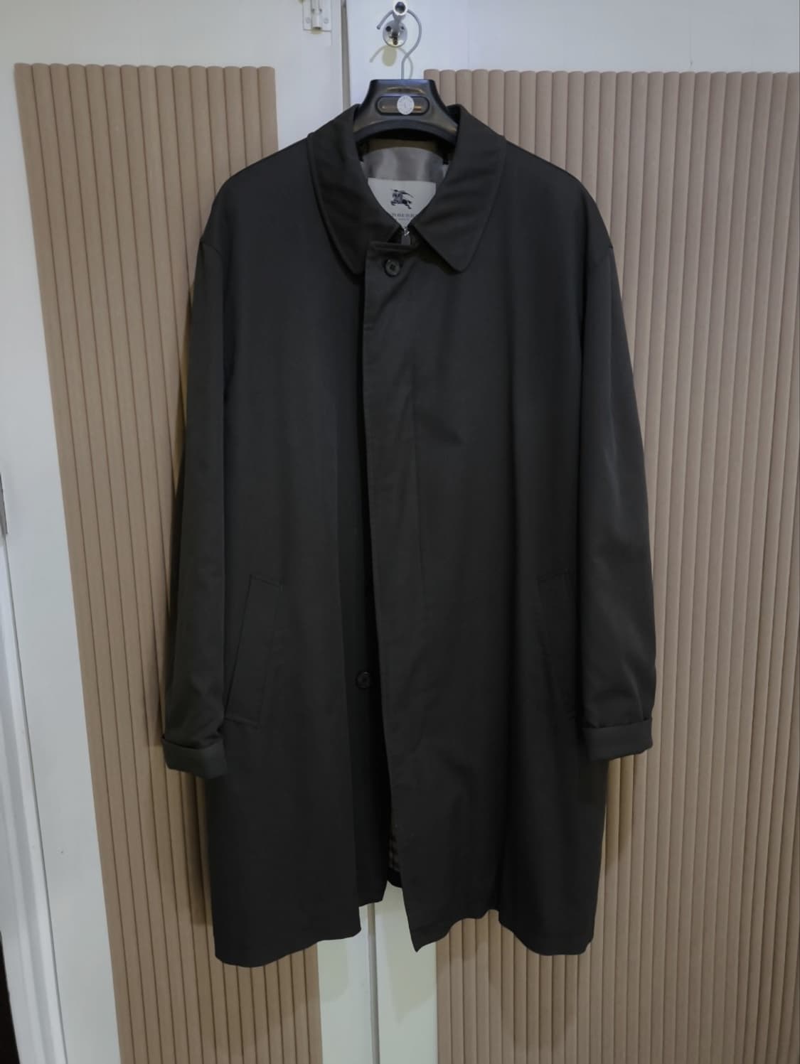 버버리 빅사이즈 오버핏 맥코트 진카키 내피 포함 상품이미지1