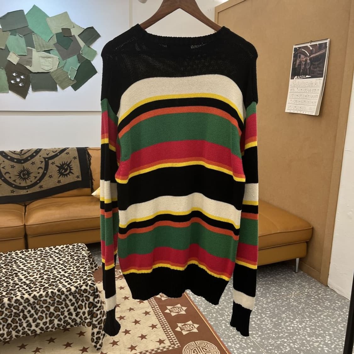 폴로 랄프로렌 90's Y2K 레트로 컬러블럭 니트 105 C09751 상품이미지4