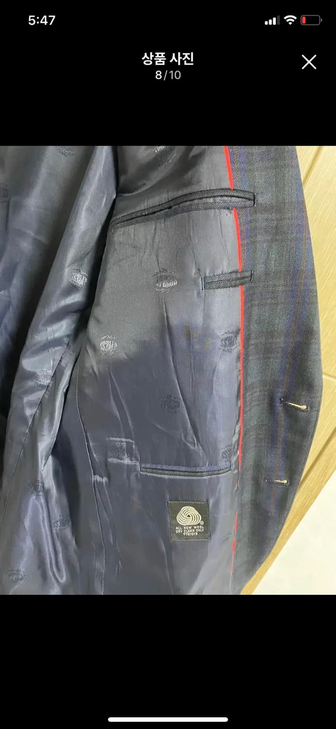 [J.PRESS] 제이프레스 네이비 울 체크자켓 상품이미지8