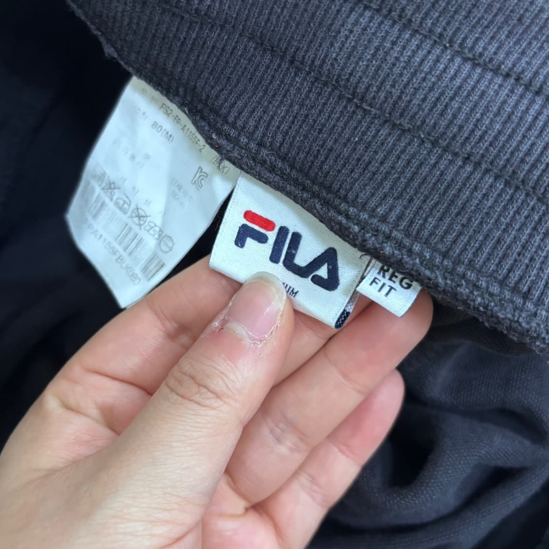 M 휠라 레귤러핏 헤리티지 조거 팬츠 0327E 상품이미지3