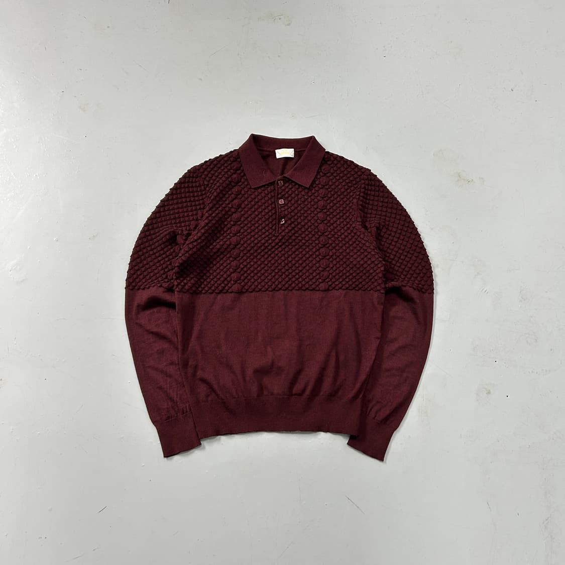 브리오니 버건디 PK 니트  상품이미지6