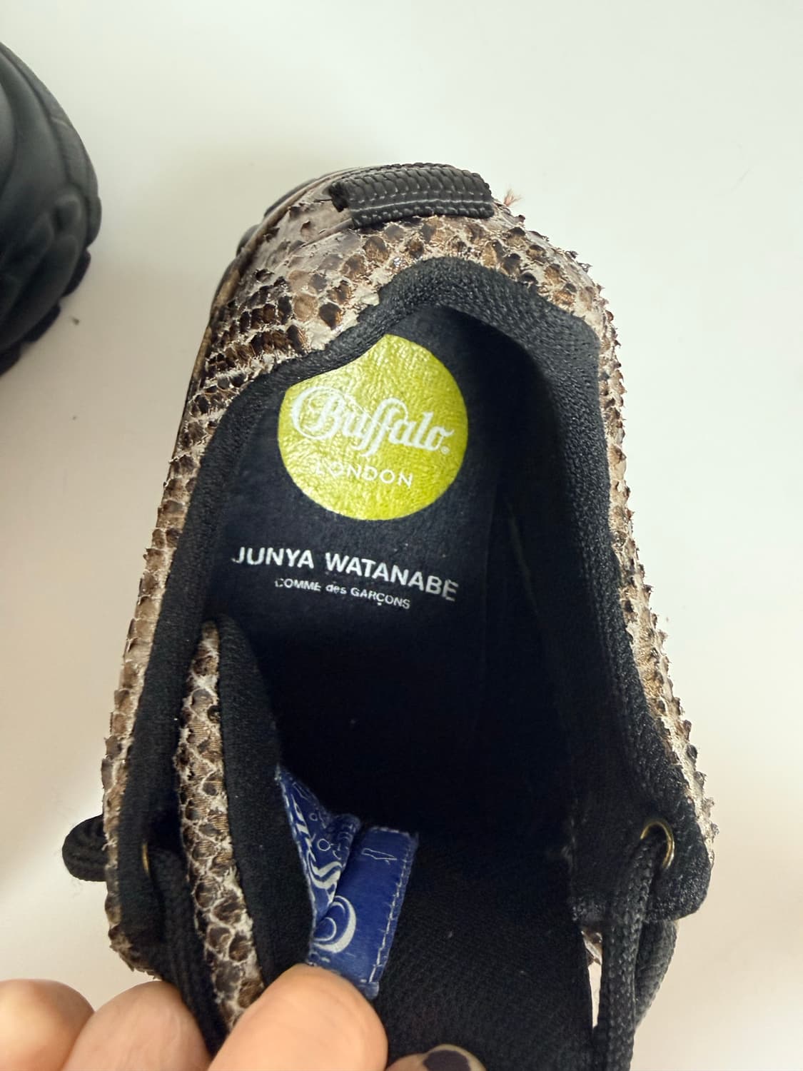Buffalo x Junya Watanabe 파이톤 플랫폼 스니커즈 상품이미지10