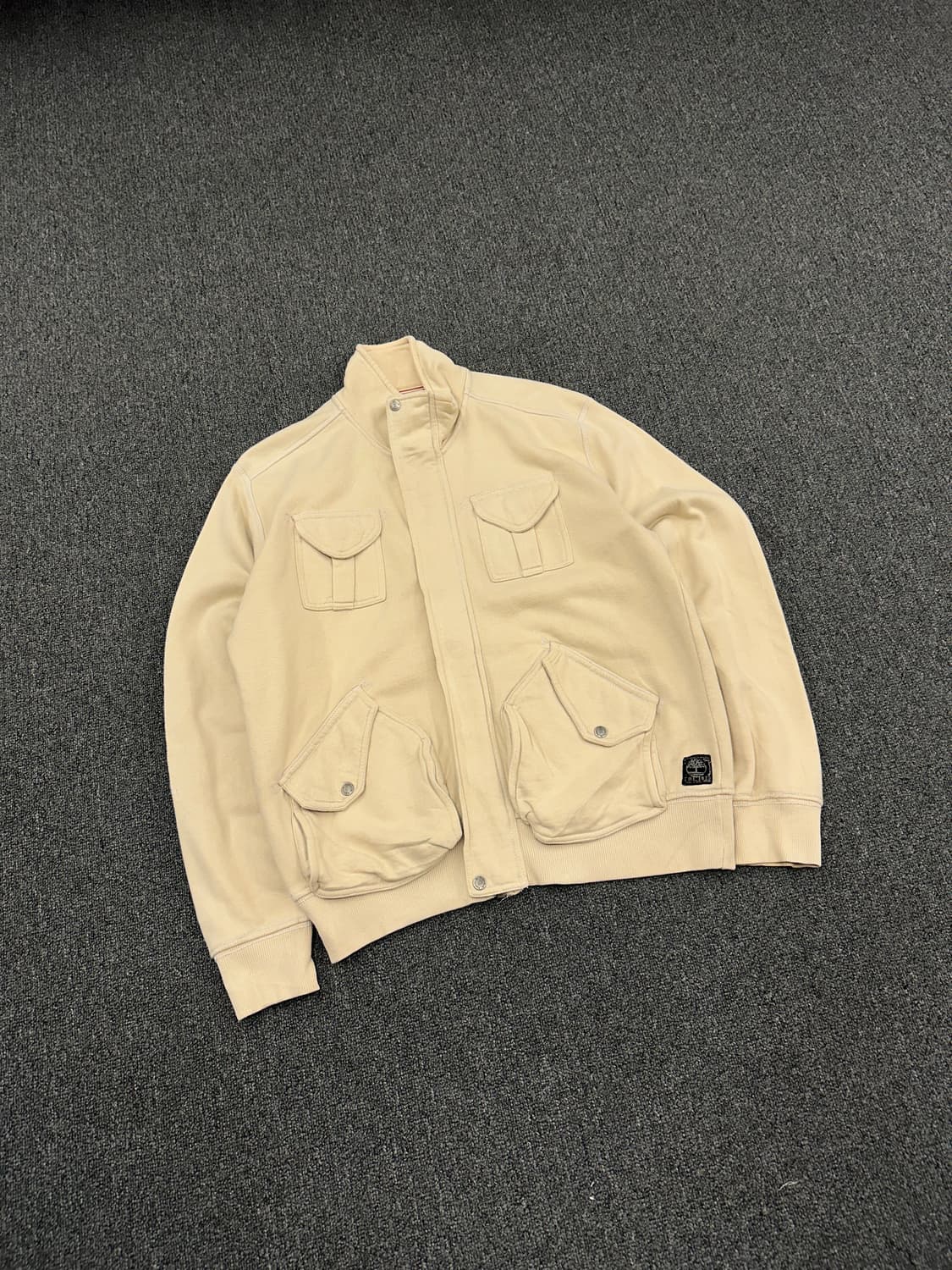 S) 팀버랜드 아이보리 포켓 스웻 집업 상품이미지3