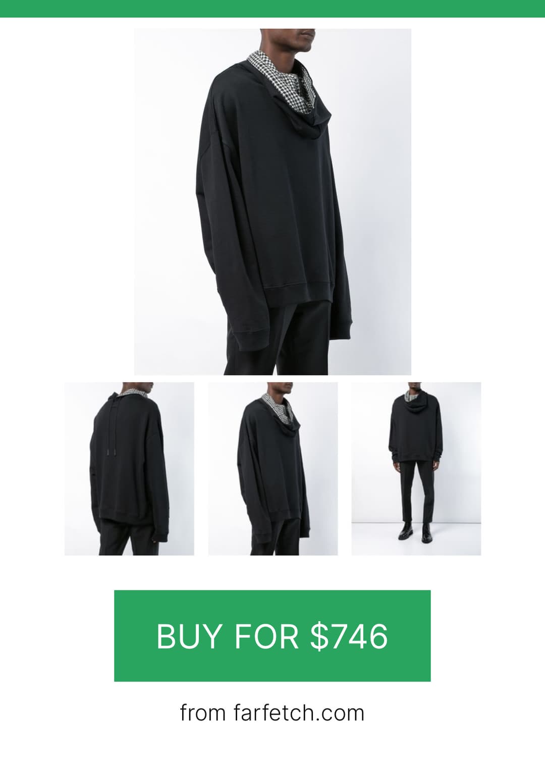 (실착0회) 라프 시몬스 리버스 후드티 L 상품이미지7