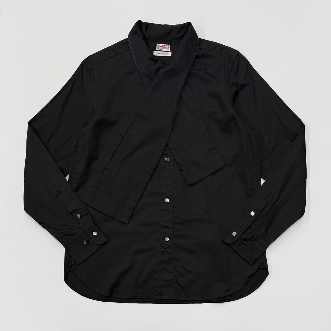 Beams Boy lace tie shirt 상품이미지3