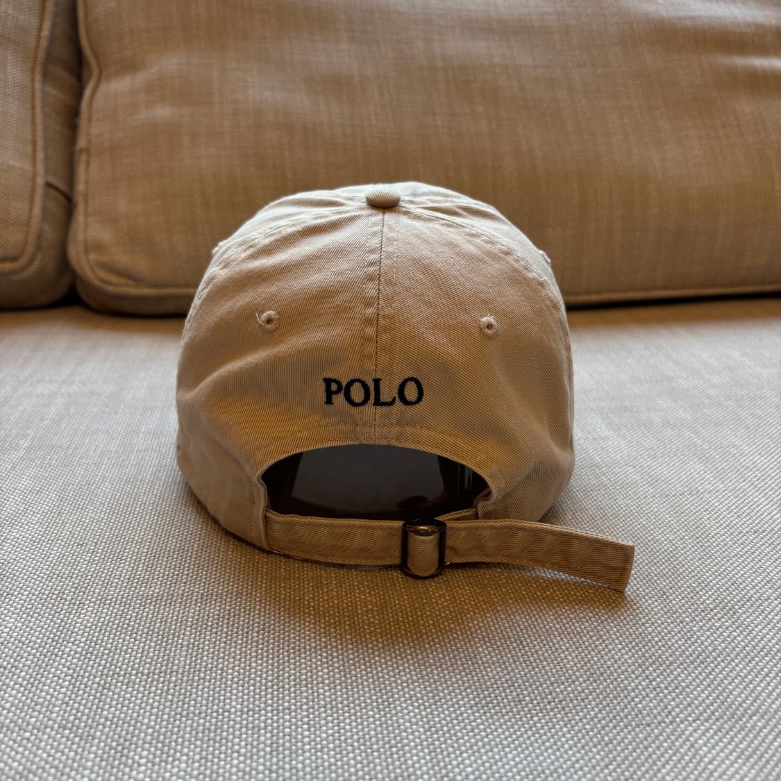 폴로 랄프로렌 베이지 볼캡 남여공용 상품이미지4