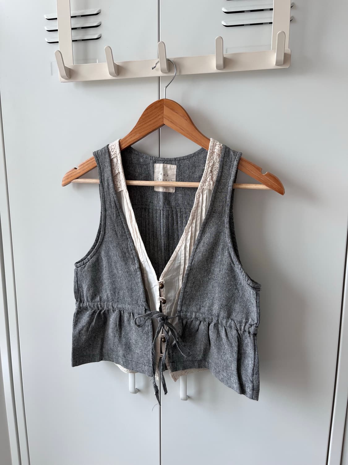 Ray cassin 레이스 바선생 레이어드 슬리브리스 상품이미지8