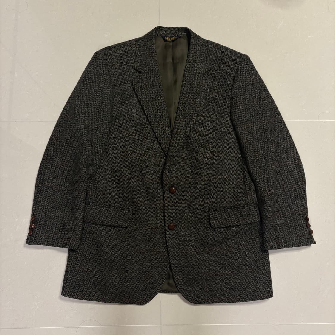 정품 브룩스브라더스 헤링본 울 블레이저 자켓 상품이미지4