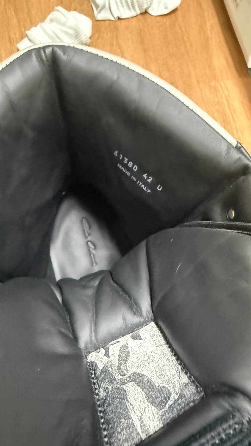 [42, 1회착] 릭오웬스 메가지오바스켓 런웨이 젠테발 밑창보강 블랙펄 상품이미지4