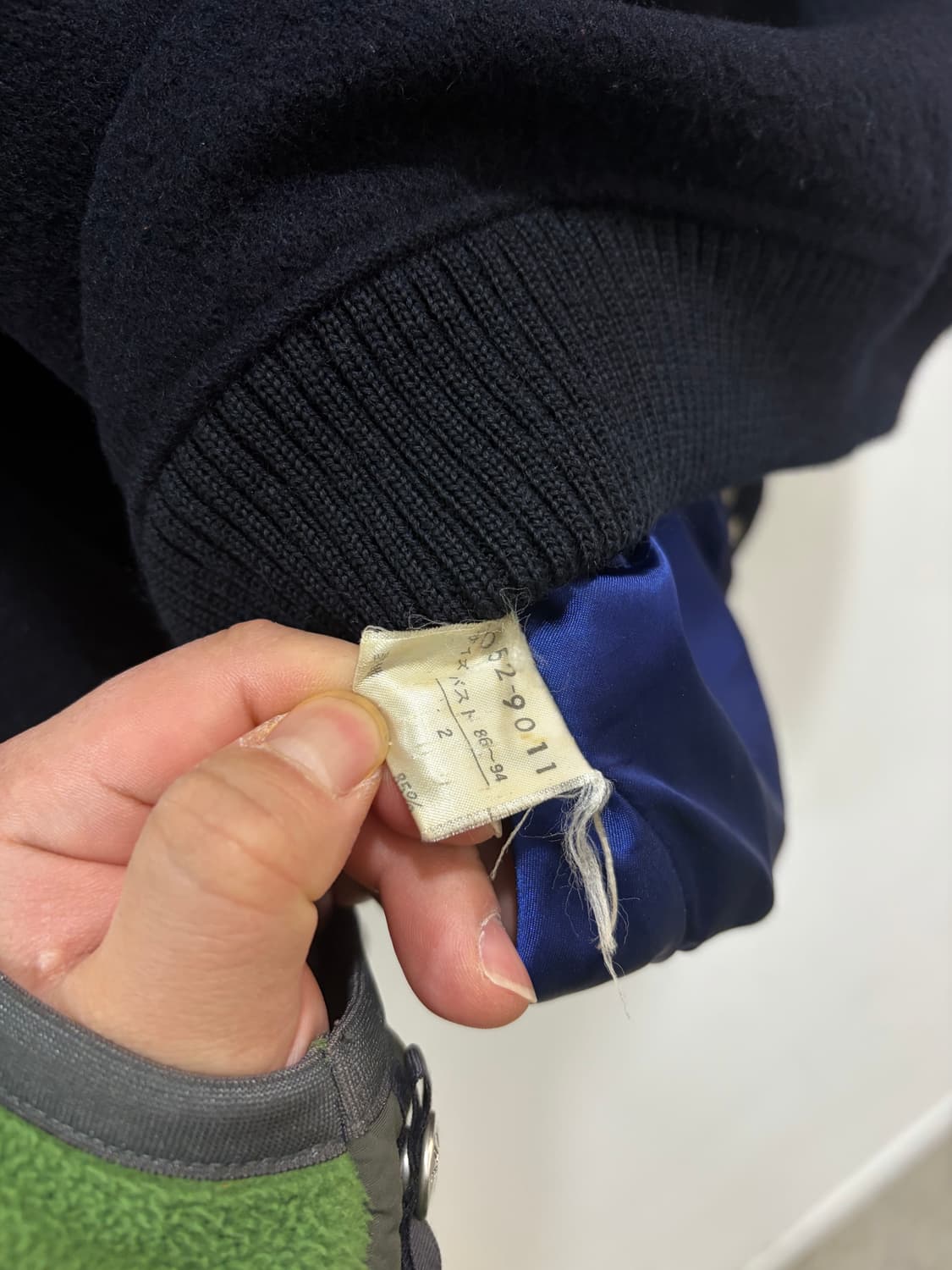 90s 지방시 active sports 울 바시티 자켓 상품이미지10