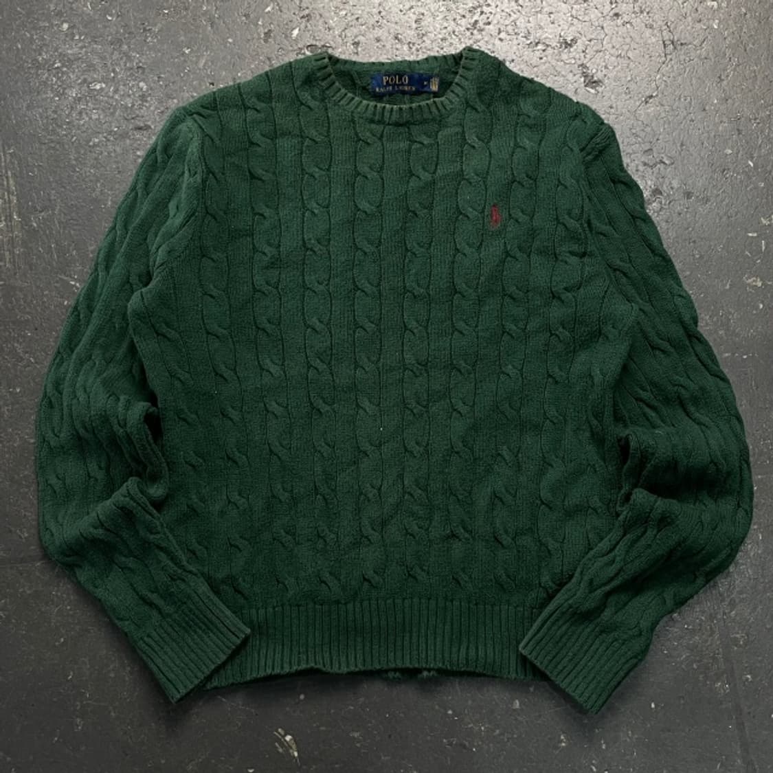 95 폴로 꽈배기 니트  상품이미지1