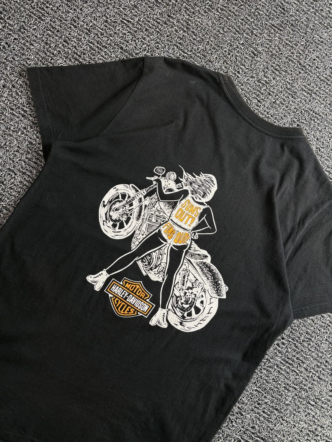 할리데이비슨 핀업걸 빅로고 올드스쿨 반팔티 4198 상품이미지6