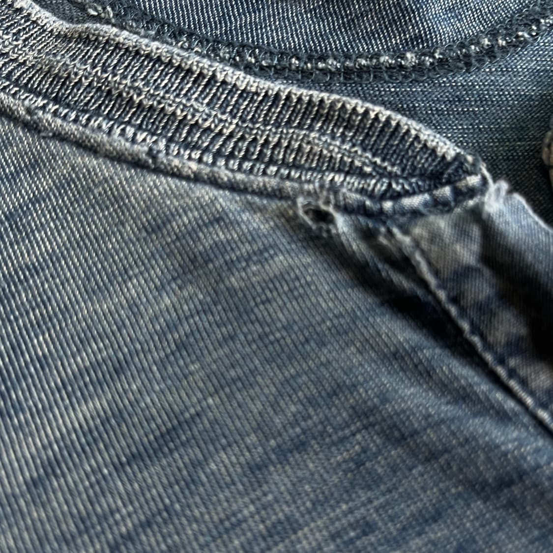 Polo Ralphlauren Indigo Dyed Henley Neck 상품이미지7