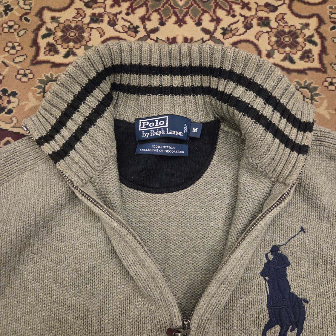 폴로 빅포니 니트집업 m 상품이미지3