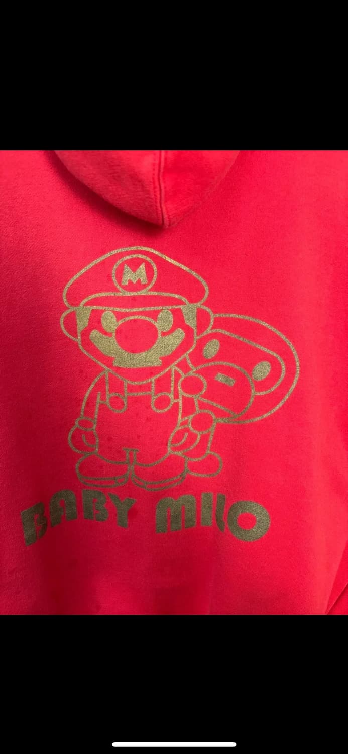베이프 마일로 X 슈퍼마리오 콜라보 후드집업 H1965 상품이미지9