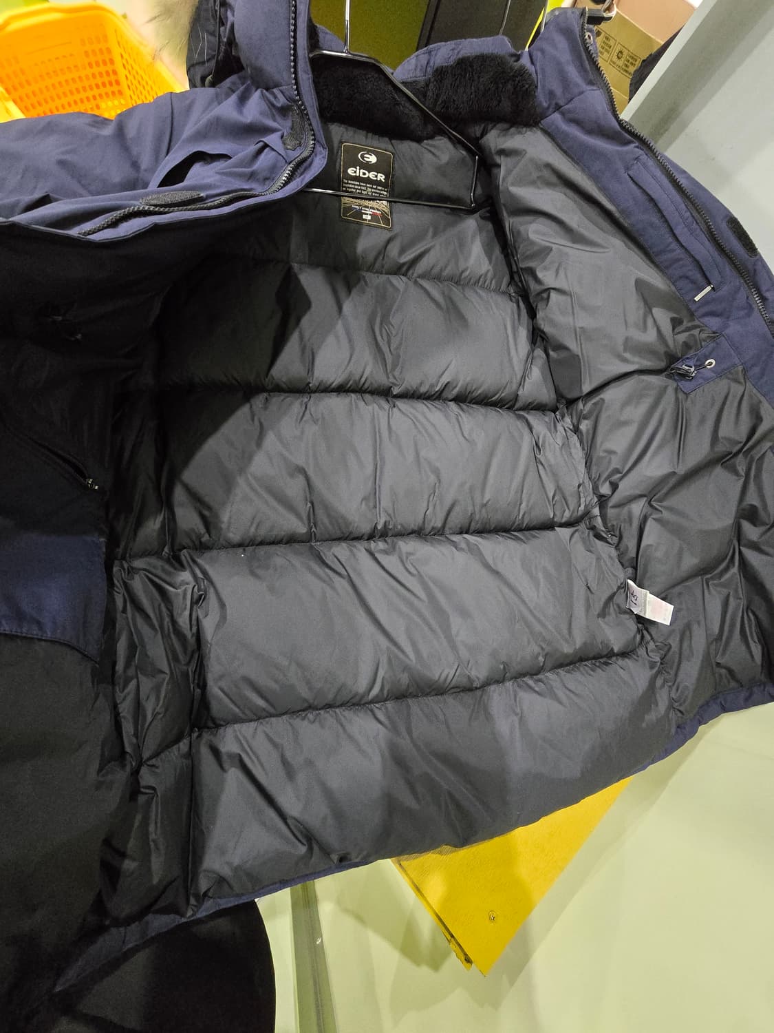 아이더 네이비 구스다운 패딩 700 상품이미지3