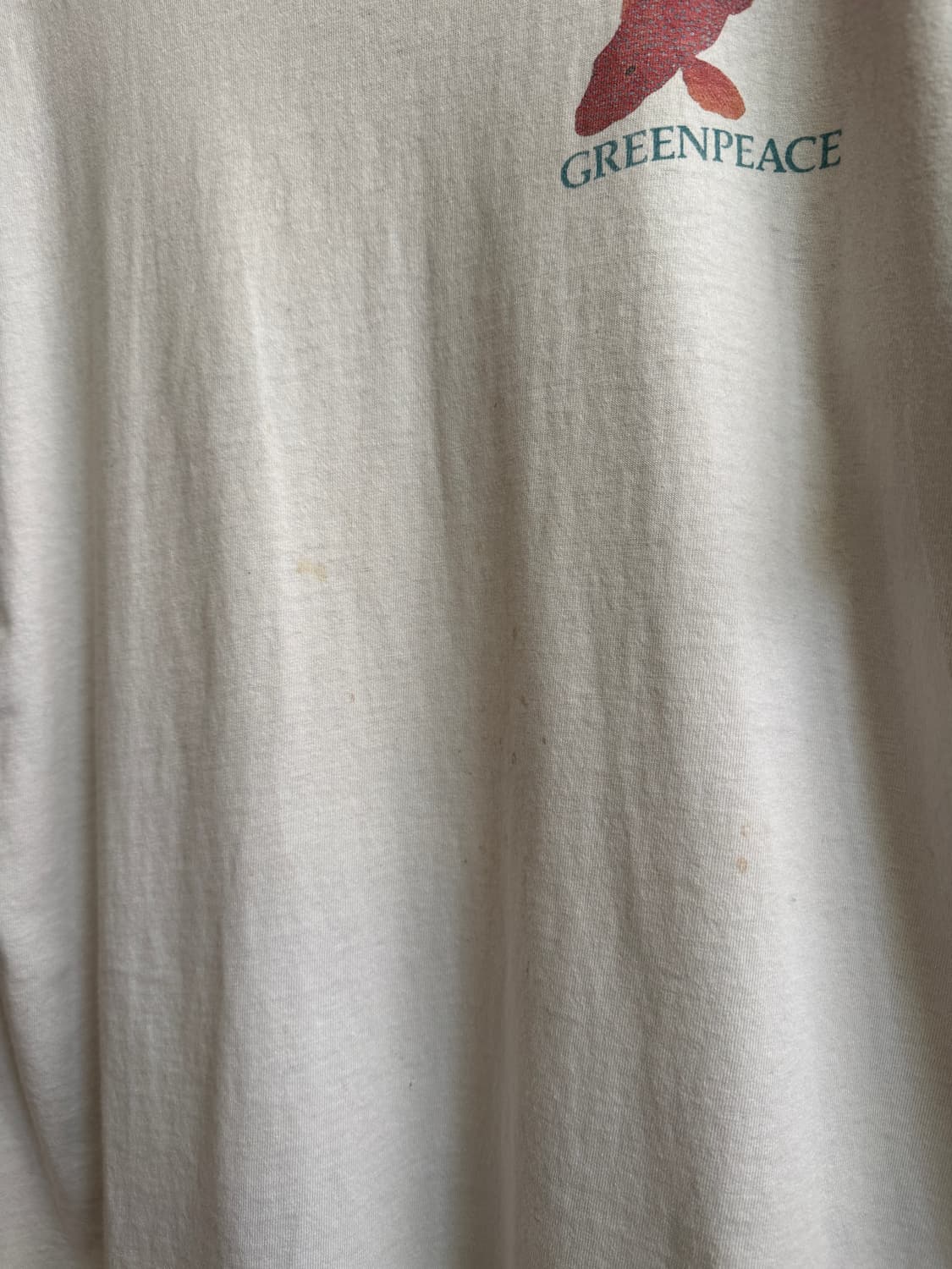 [L]90's GreenPeace 캠페인 프린팅 티셔츠 상품이미지6