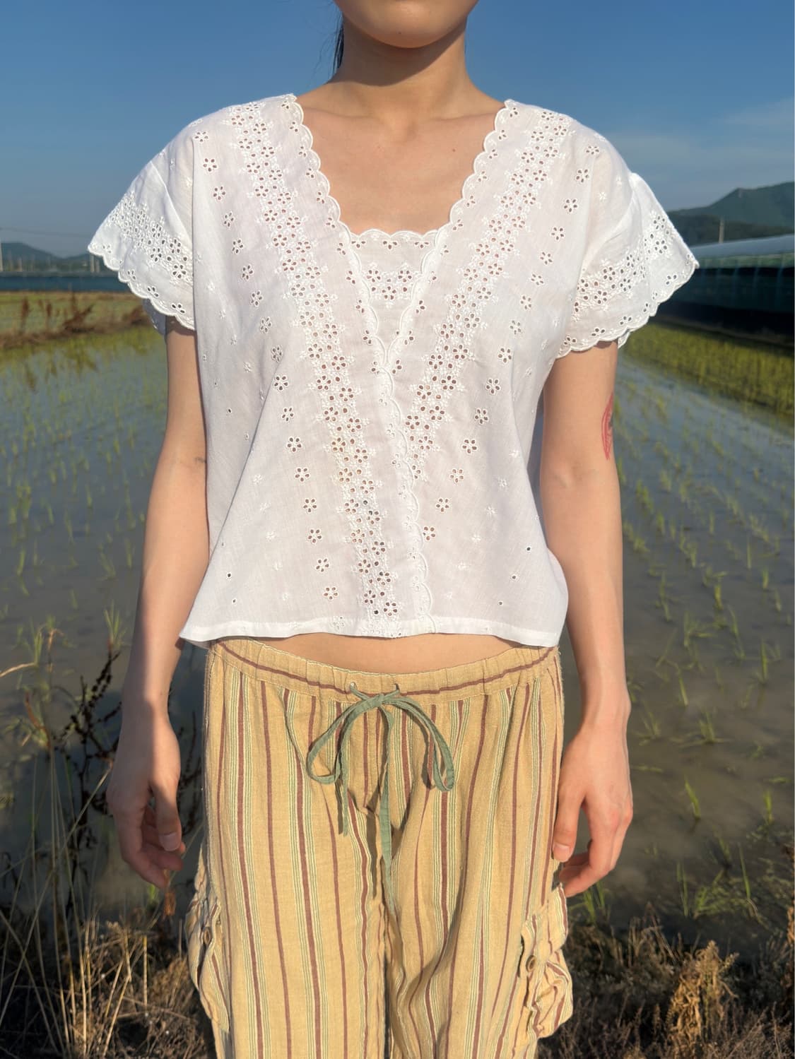 빈티지 프렌치 앤틱 블라우스 상품이미지1