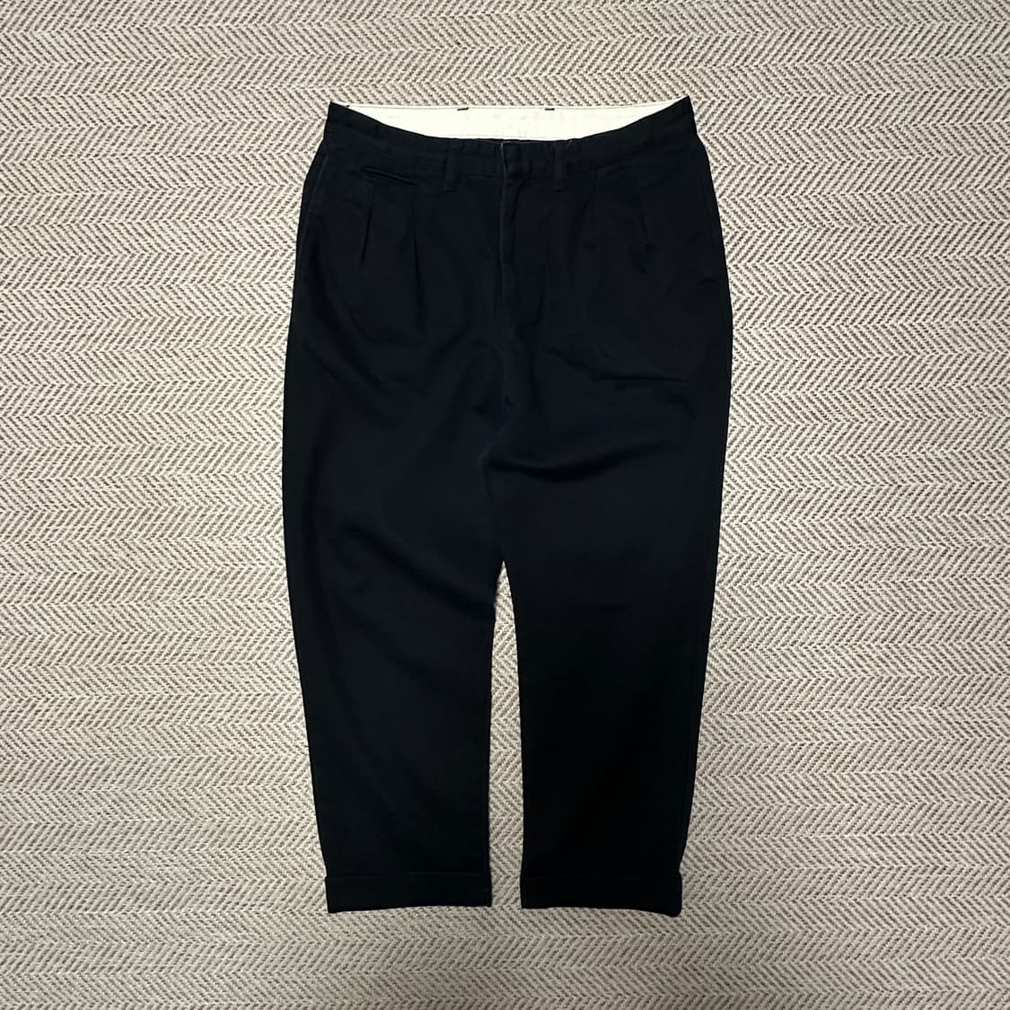 BEAMS BOY japan made cotton pants navy 상품이미지1
