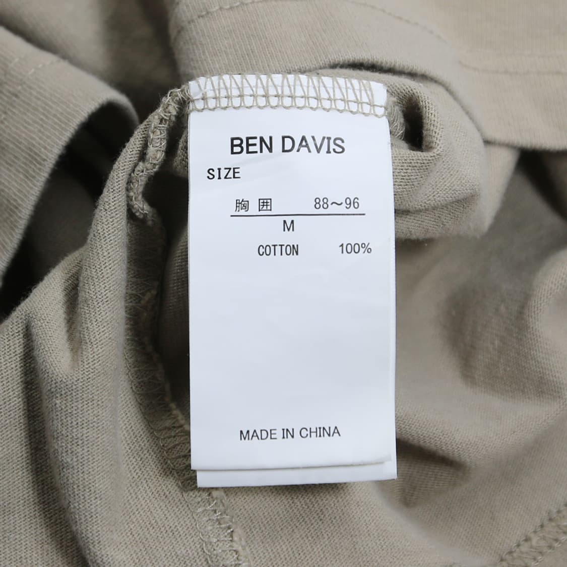 (착용컷) BEN DAVIS 포켓 반팔 티셔츠 (남성용 98) 상품이미지6