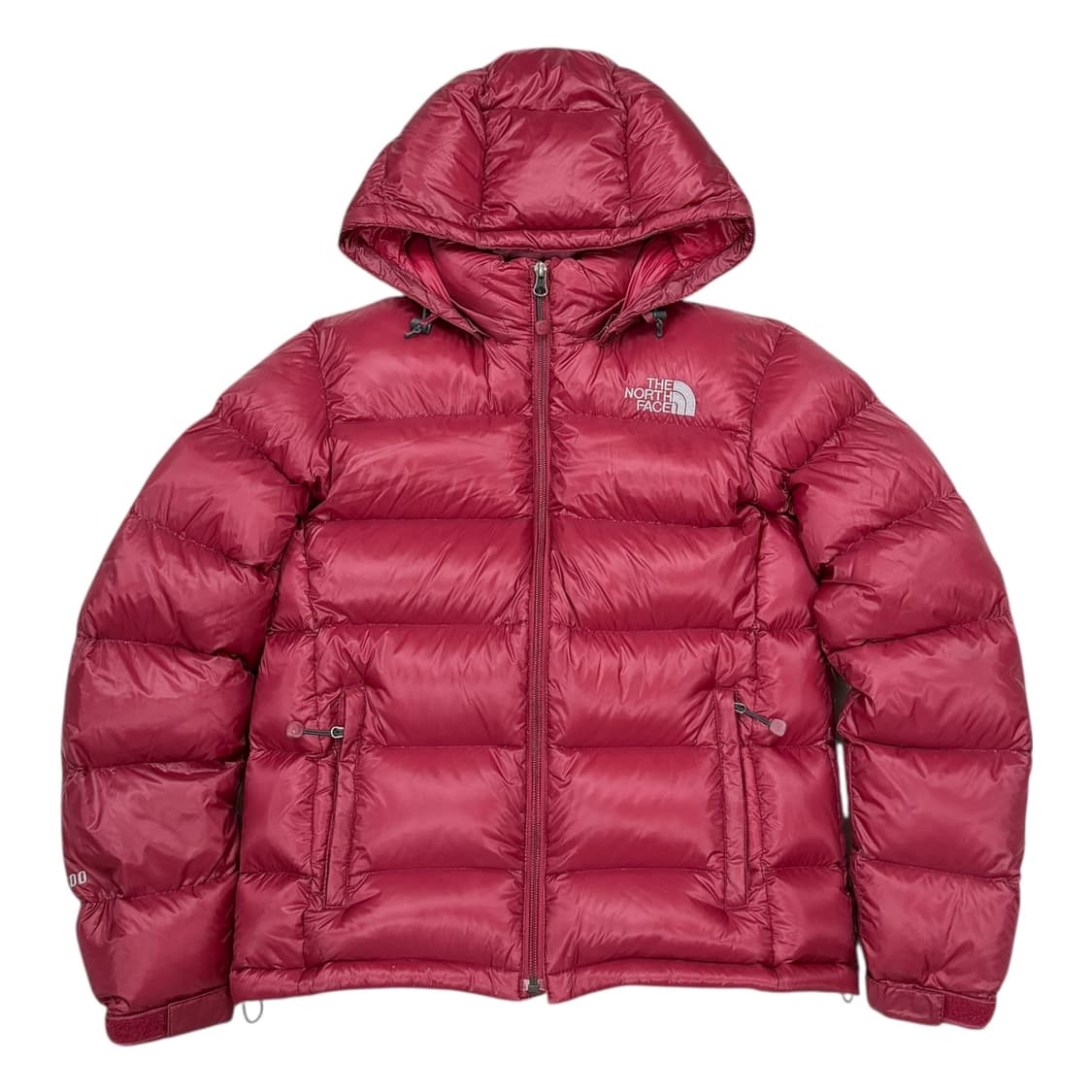 노스페이스 우먼 퍼텍스 700 유광 후드 패딩 버건디 레드 85 상품이미지1