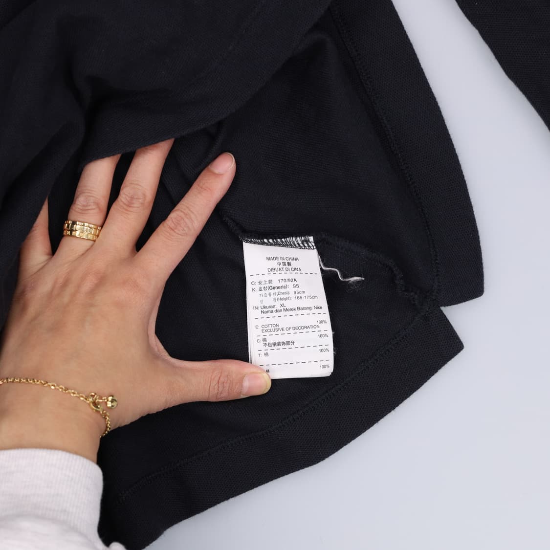 XL 나이키 여성 골프 긴팔카라티 0417H1 상품이미지4