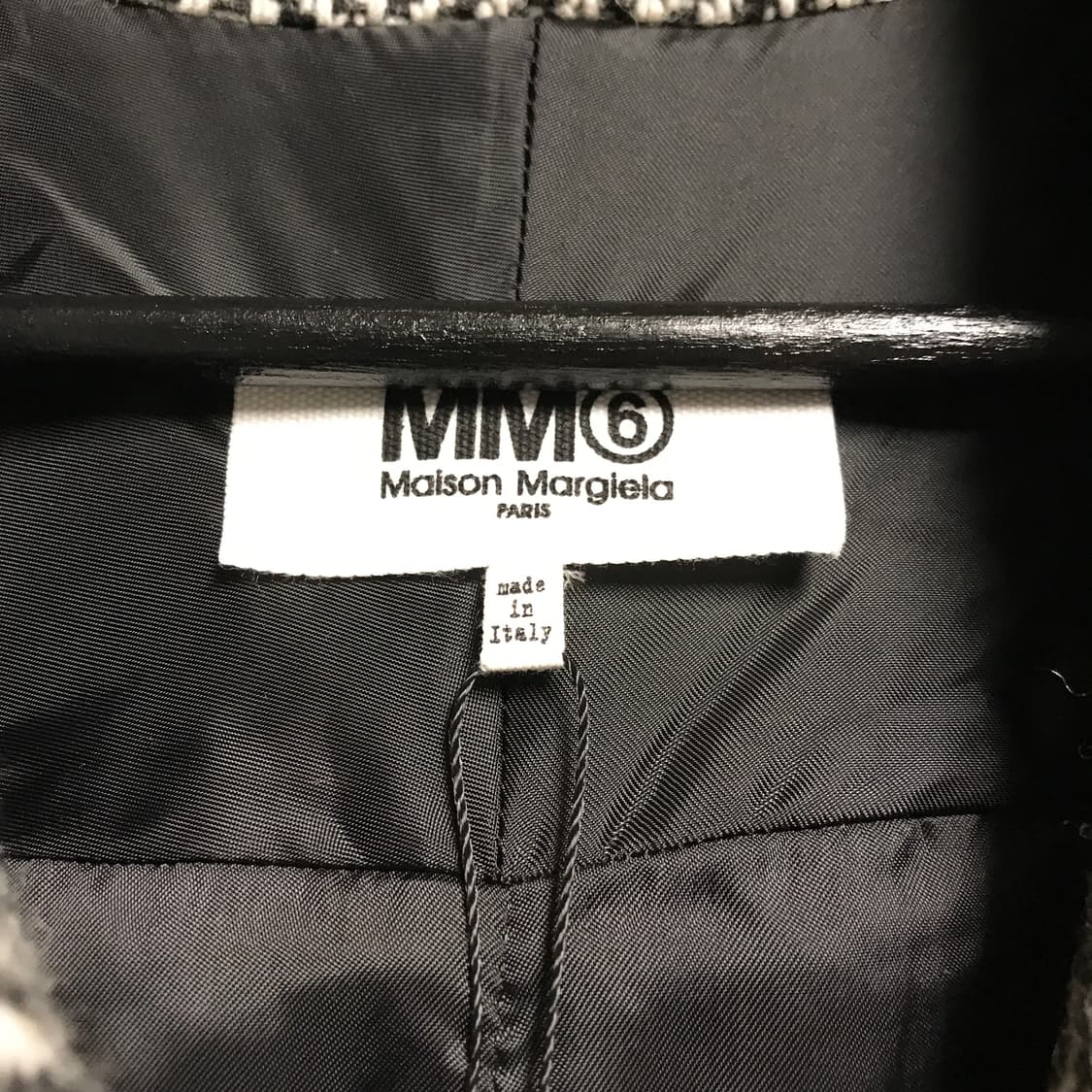 MM6 헤링본 싱글 롱코트 38 상품이미지4