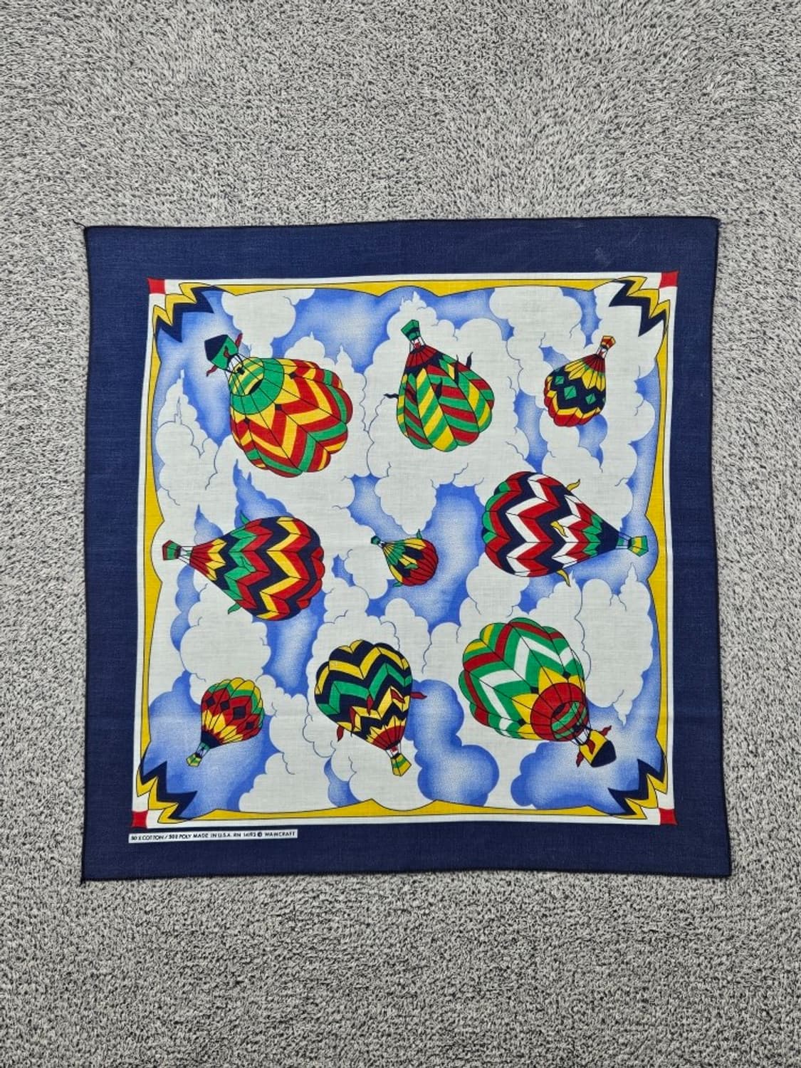 USA 에어벌룬 열기구 반다나 ( 54X54 ) / 11860 상품이미지1