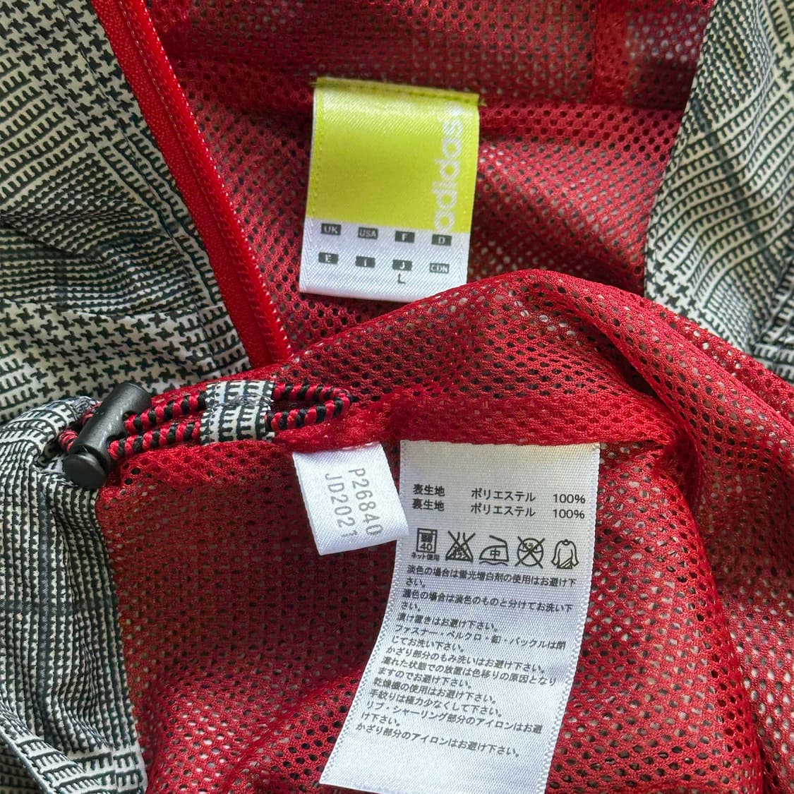 아디다스 체크 바람막이 상품이미지4