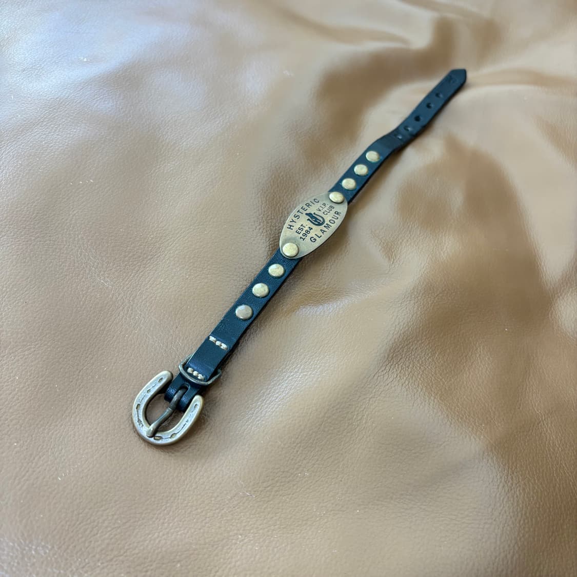 히스테릭글래머 이태리 레더 팔찌 도그태그 브레스 상품이미지1