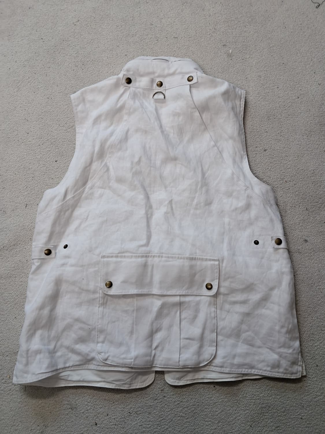 바나나리퍼블릭  헤리티지 리넨 리버 베스트 상품이미지6