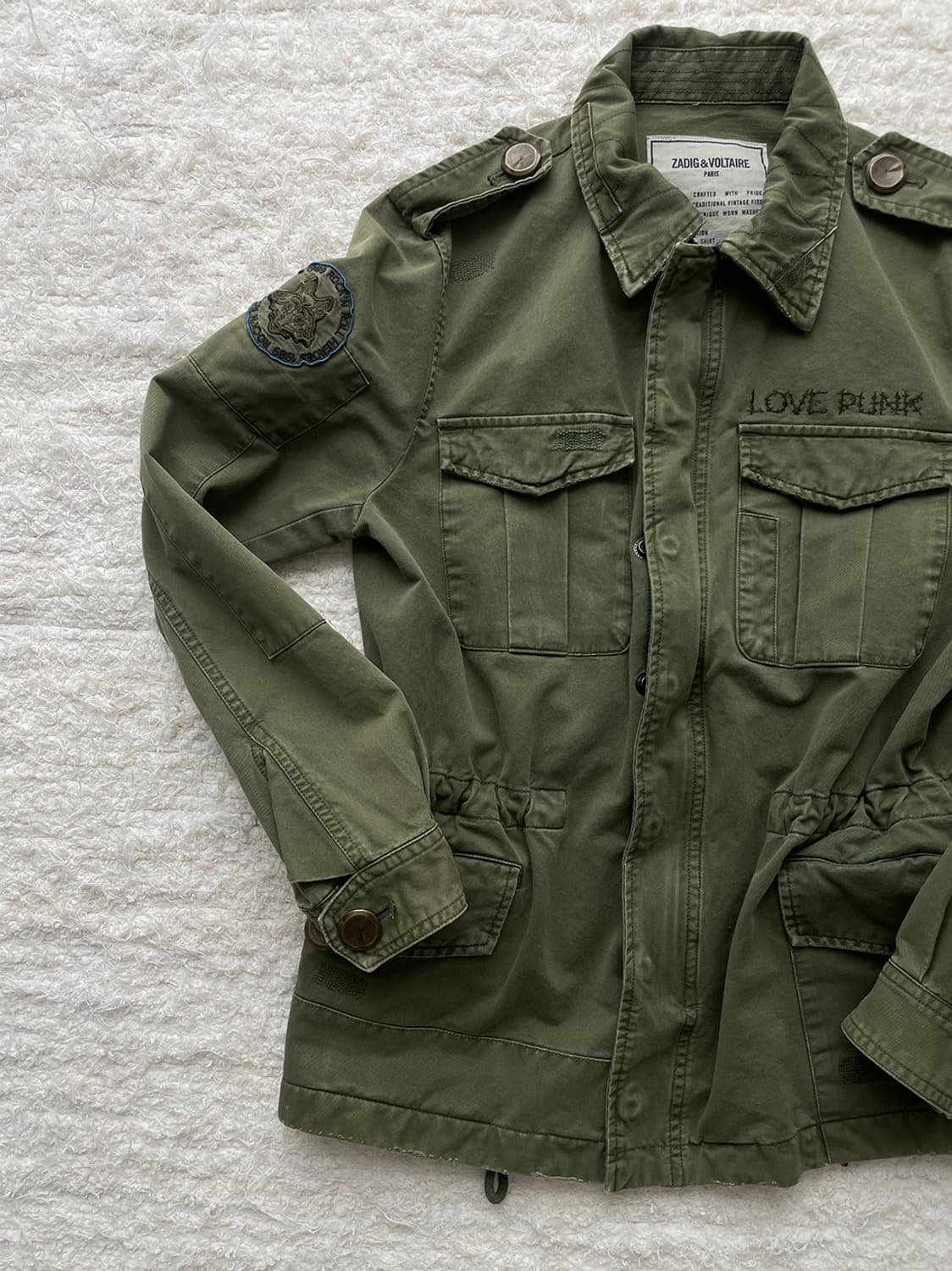 쟈딕앤볼테르 빈티지 밀리터리 자켓 상품이미지5