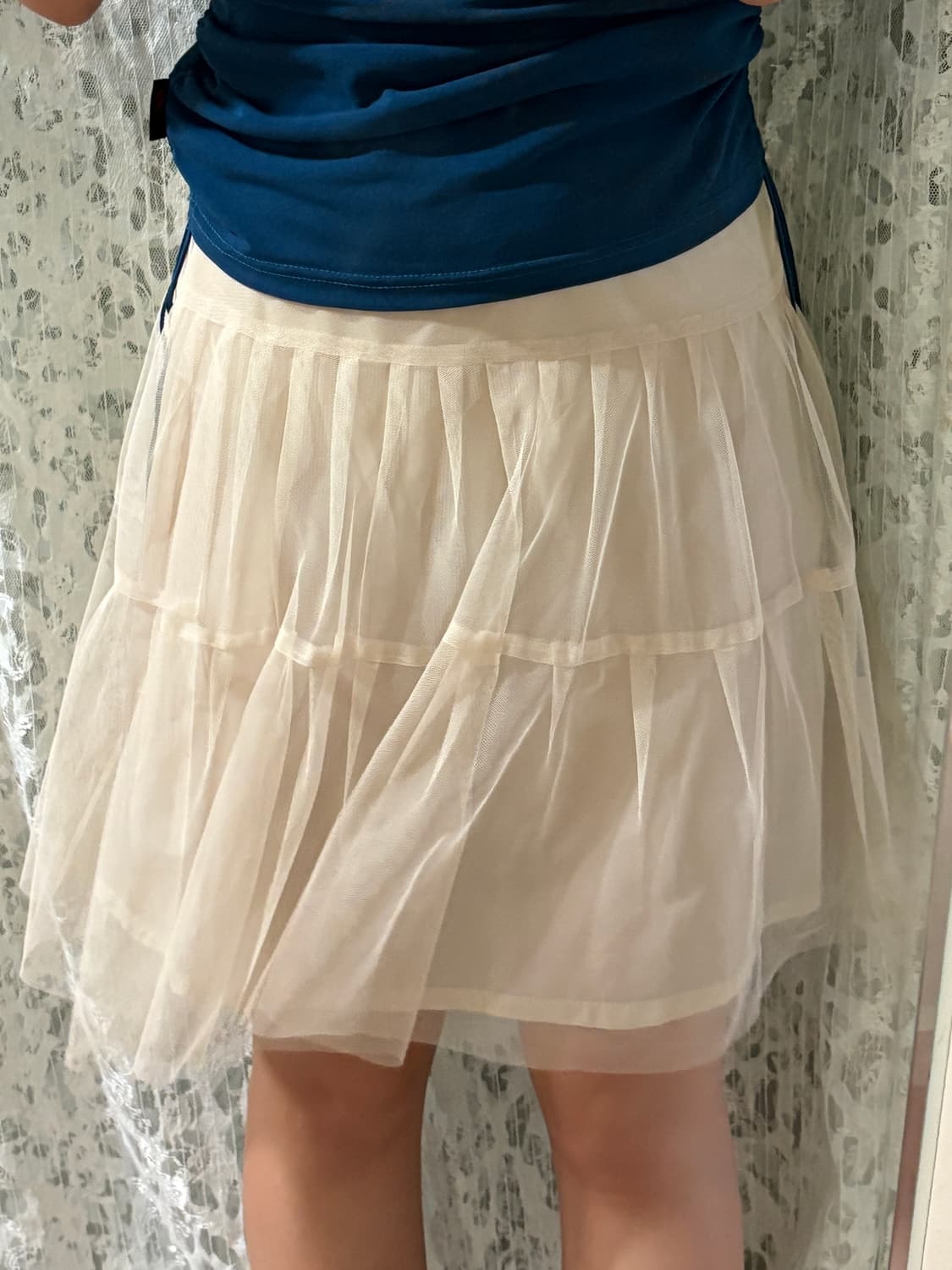 Lace see through skirt 상품이미지4