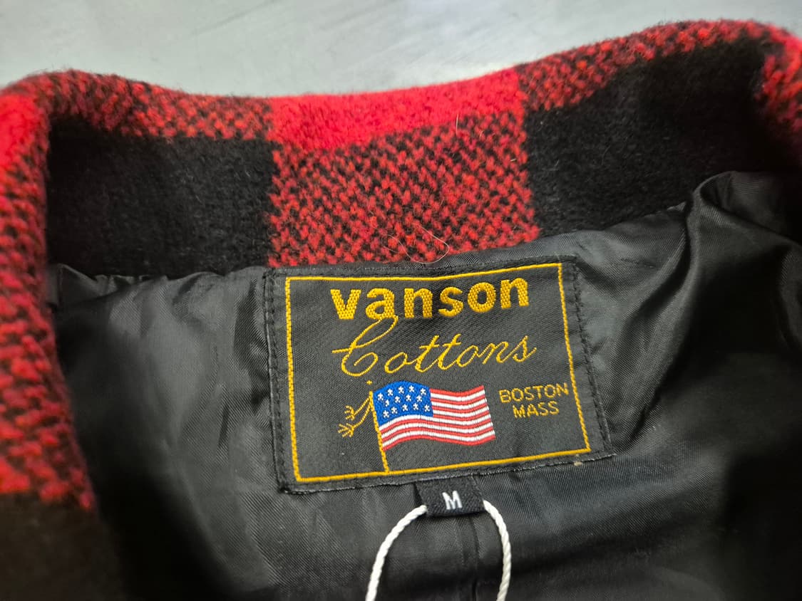 밴슨레더 버팔로체크 울 자켓 상품이미지7