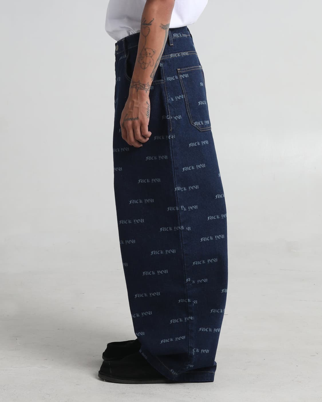 샤카웨어 데님 배기팬츠 32 상품이미지2