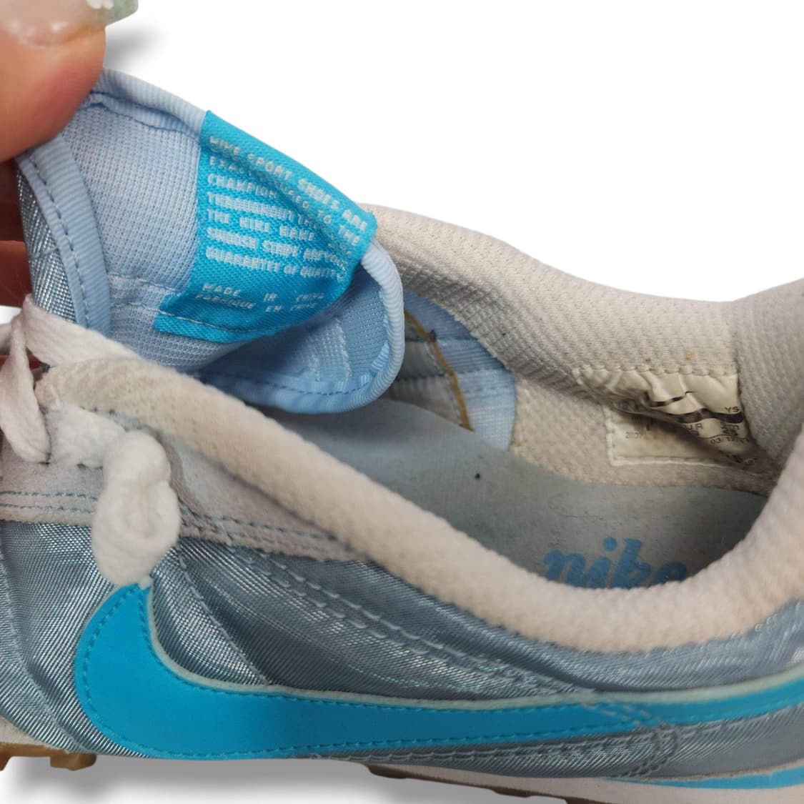250 NIKE 나이키 와플레이서 스니커즈 스카이블루 상품이미지9