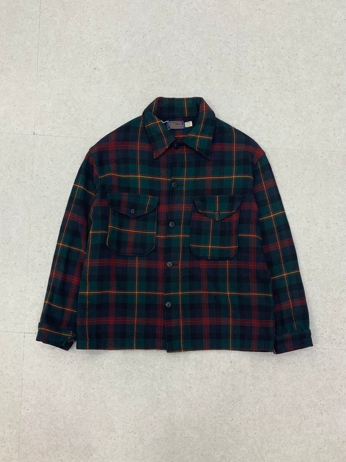 Pendleton 팬들턴 80‘s 울 체크셔츠 상품이미지1