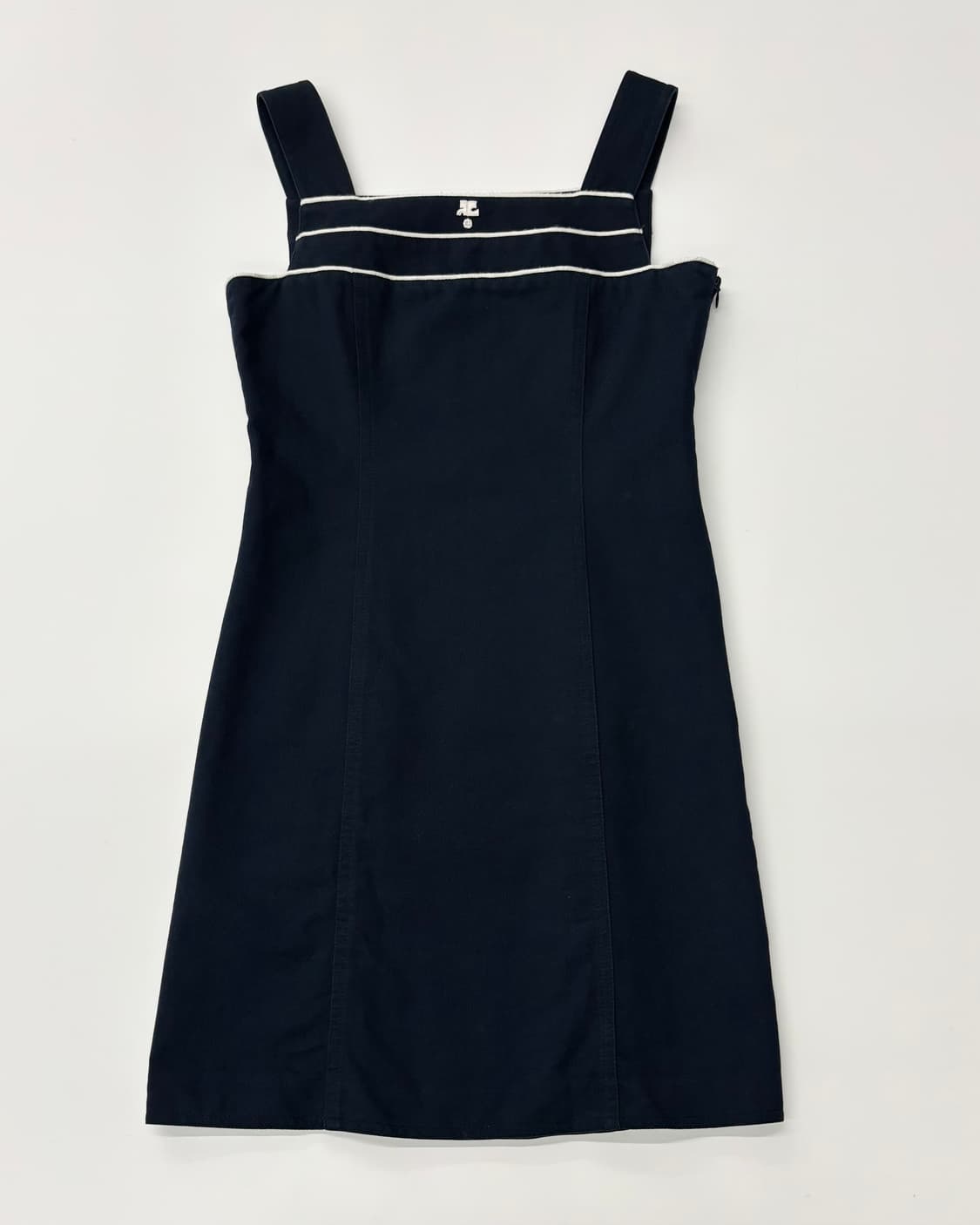 Courreges 꾸레쥬 네이비컬러 미디 원피스  상품이미지4