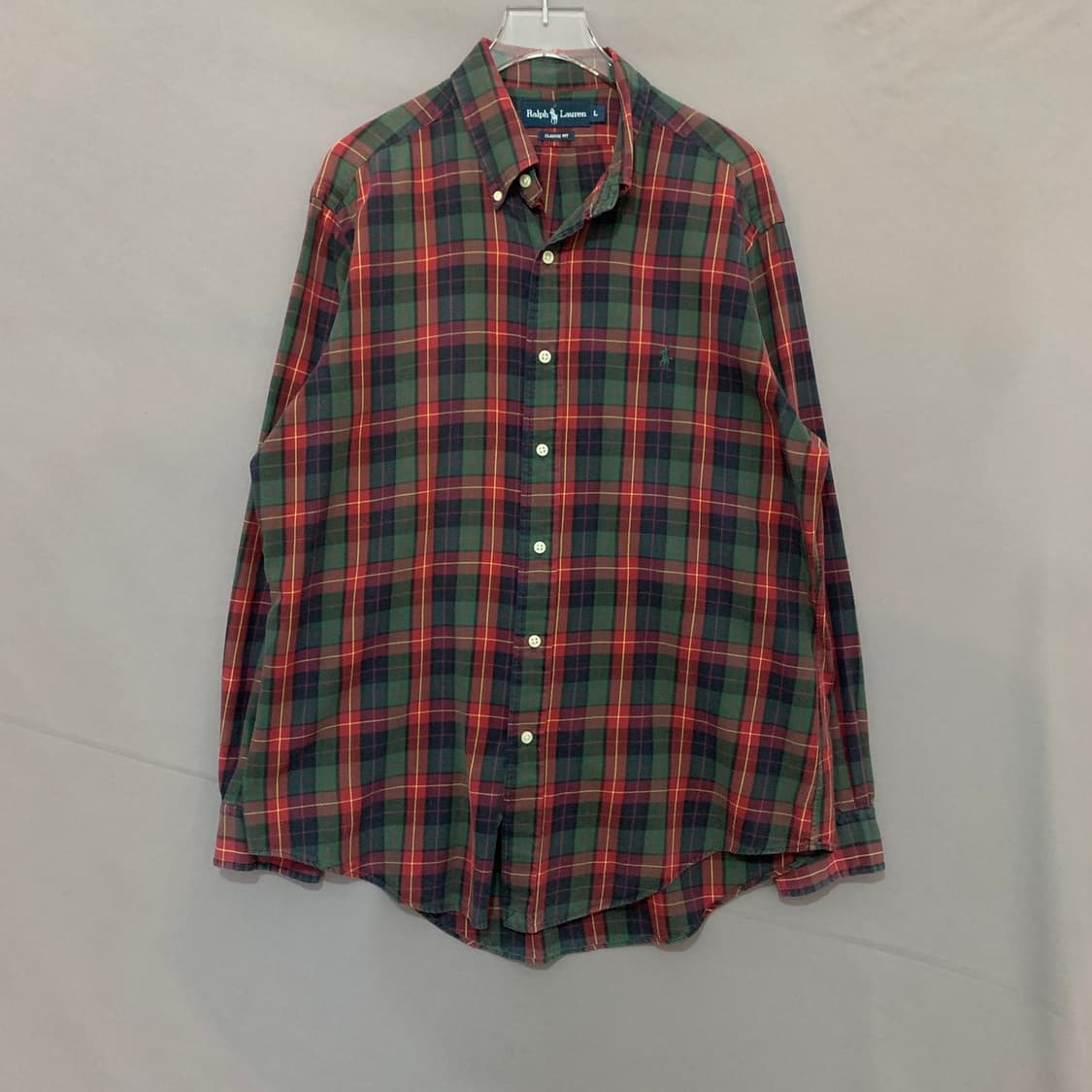 L 폴로랄프로렌 클래식핏 타탄 체크 셔츠 남방 상품이미지1