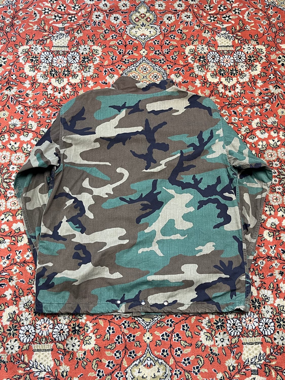 [L] US ARMY OG 미군 우드랜드 화생방 밀리터리자켓  상품이미지4