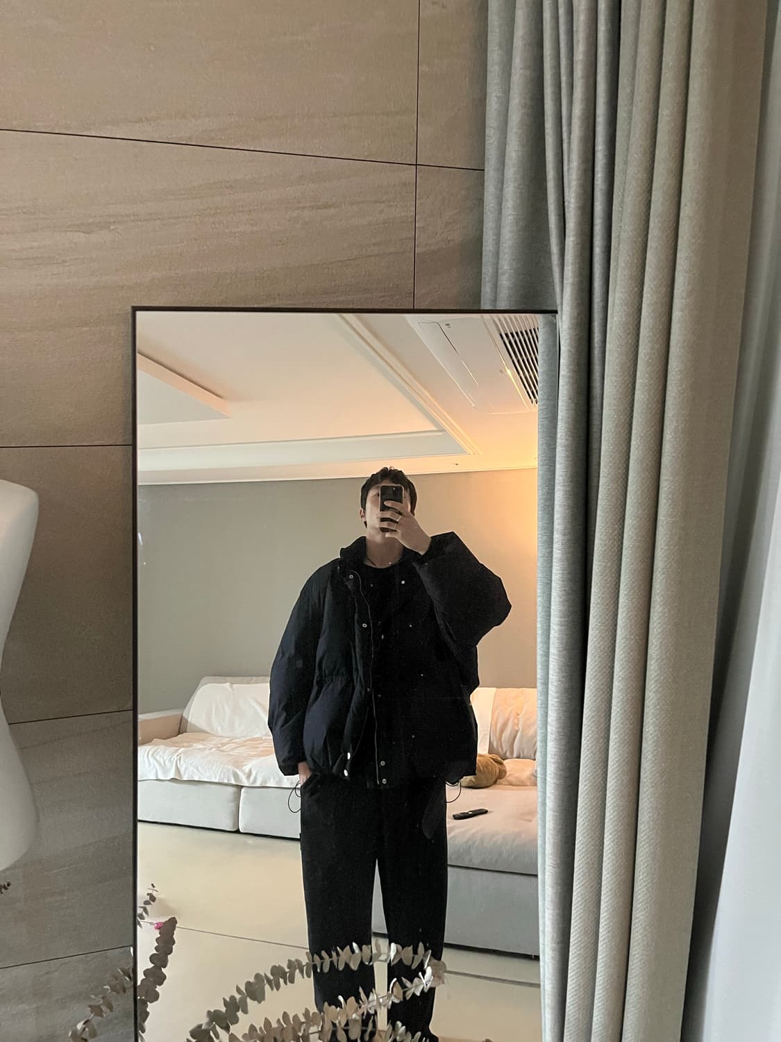 헤드메이너 × 커스텀멜로우 콜라보 푸퍼 패딩 (블랙)  상품이미지6